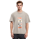 Tokyosol Japanese Sushi Nigiri Maki Roll Washed T Shirt