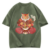 Tokyosol Ramen Lover Tiger Washed T Shirt