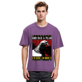Tokyosol Pigeons That Want To Break The Plan Washed T Shirt