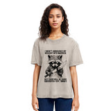 Tokyosol Raccoon Goes Into Madness Washed T Shirt