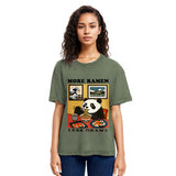 Tokyosol More Ramen Less Drama Panda Washed T-Shirt