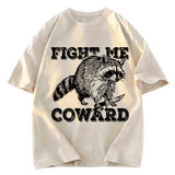 Tokyosol Raccoon With A Knife Washed T Shirt