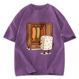 Tokyosol Sushi Pick Out Clothes Washed T Shirt