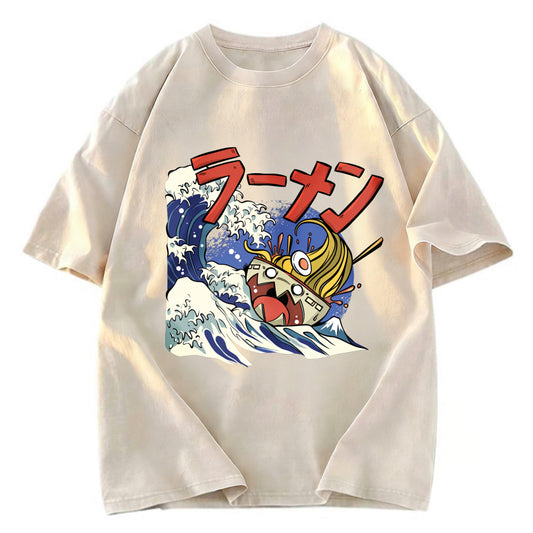 Tokyosol Ramen Seas Wave Washed T Shirt