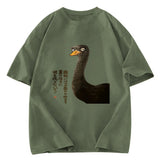 Tokyosol Avoid Difficulties Funny Washed T Shirt