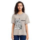 Tokyosol Who Whom Judging Owl Washed T Shirt