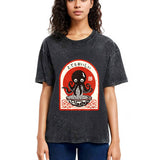 Tokyosol Ramen Lover Octopus Washed T Shirt