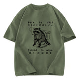 Tokyosol Decadent Raccoon Washed T Shirt