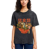 Tokyosol Ramen Raptors Washed T Shirt