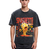 Tokyosol Monster Spaghetti Japanese Retro Tokyo Washed T Shirt