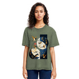 Tokyosol Swallows Among The Bamboo Washed T Shirt