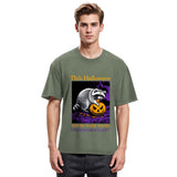 Tokyosol Trashy Halloween Raccoon Washed T Shirt