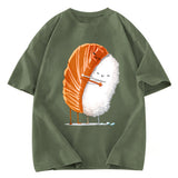 Tokyosol Sushi Hug Japan Washed T Shirt