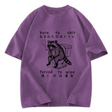 Tokyosol Decadent Raccoon Washed T Shirt