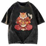 Tokyosol Ramen Lover Tiger Washed T Shirt
