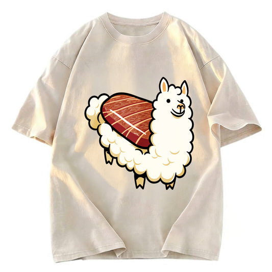 Tokyosol Alpaca Sushi Washed T Shirt