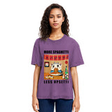 Tokyosol More Spaghetti Less Upsetti Hamster Washed T Shirt