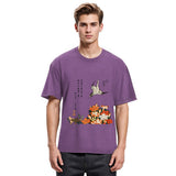 Tokyosol Katsushika Hokusai Cuckoo Washed T Shirt