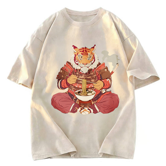 Tokyosol Ramen Lover Tiger Washed T Shirt