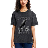 Tokyosol Funny Crow Call Washed T Shirt