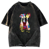 Tokyosol Fashion Duck Washed T Shirt