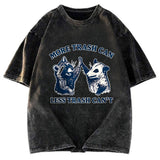 Tokyosol More Trash Can Less Trash Can T Washed T Shirt
