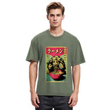 Tokyosol Turtle Eating Ramen Washed T Shirt