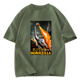 Tokyosol Honkzilla Goose Fleece Lined T Shirt