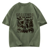 Tokyosol Creature Of The Night Washed T Shirt