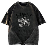 Tokyosol Funny Crow Washed T Shirt