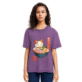 Tokyosol Neko Ramen Washed T Shirt