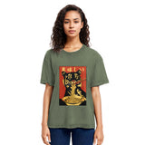 Tokyosol Tiger Eating Delicious Ramen Washed T-Shirt