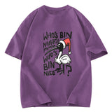 Tokyosol Christmas Bin Chicken Washed T Shirt
