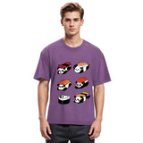 Tokyosol Panda Sushi Washed T Shirt