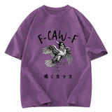 Tokyosol Funny Crow Washed T Shirt