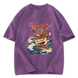 Tokyosol The Great Wave Ramen Yokai Washed T Shirt