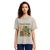 Tokyosol Trash Panda Traditional Japanese Meme Washed T Shirt