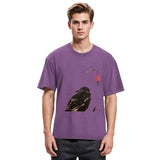 Tokyosol Crow And Reeds Washed T Shirt