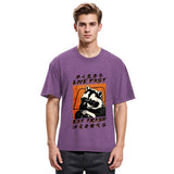 Tokyosol Raccoon Live Fast Eat Trash Washed T Shirt