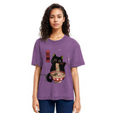 Tokyosol Vintage Japanese Cat Washed T-Shirt