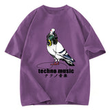 Tokyosol Techno Music Washed T Shirt