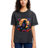 Tokyosol Mandala Crow Washed T Shirt