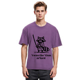 Tokyosol Focused Samurai Raccoon Washed T Shirt