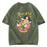Tokyosol Girls And Ramen Washed T Shirt