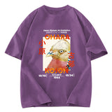 Tokyosol Japanese Bird Poster Washed T Shirt
