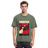 Tokyosol Horrified Pigeon Vintage Washed T Shirt