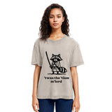 Tokyosol Focused Samurai Raccoon Washed T Shirt