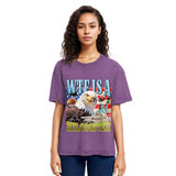 Tokyosol Funny Eagle Meme Washed T Shirt