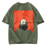 Tokyosol Vintage Japanese Anime Ramen Washed T Shirt