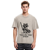 Tokyosol Focused Samurai Raccoon Washed T Shirt
